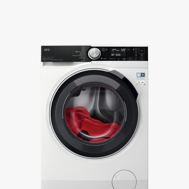 AEG 8000 LWR8516O5UD Freestanding Washer Dryer, 10Kg/6kg Load, 1600rpm Spin, White