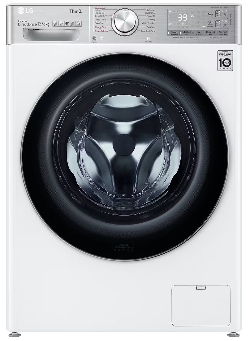 LG V11 FWV1128WTSA EZDispense 12kg/8kg Freestanding Washer Dryer