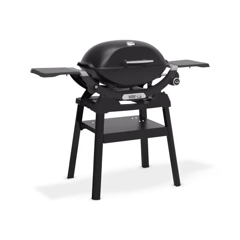 Weber Q2200N Gas BBQ with Compact Stand and Side Tables