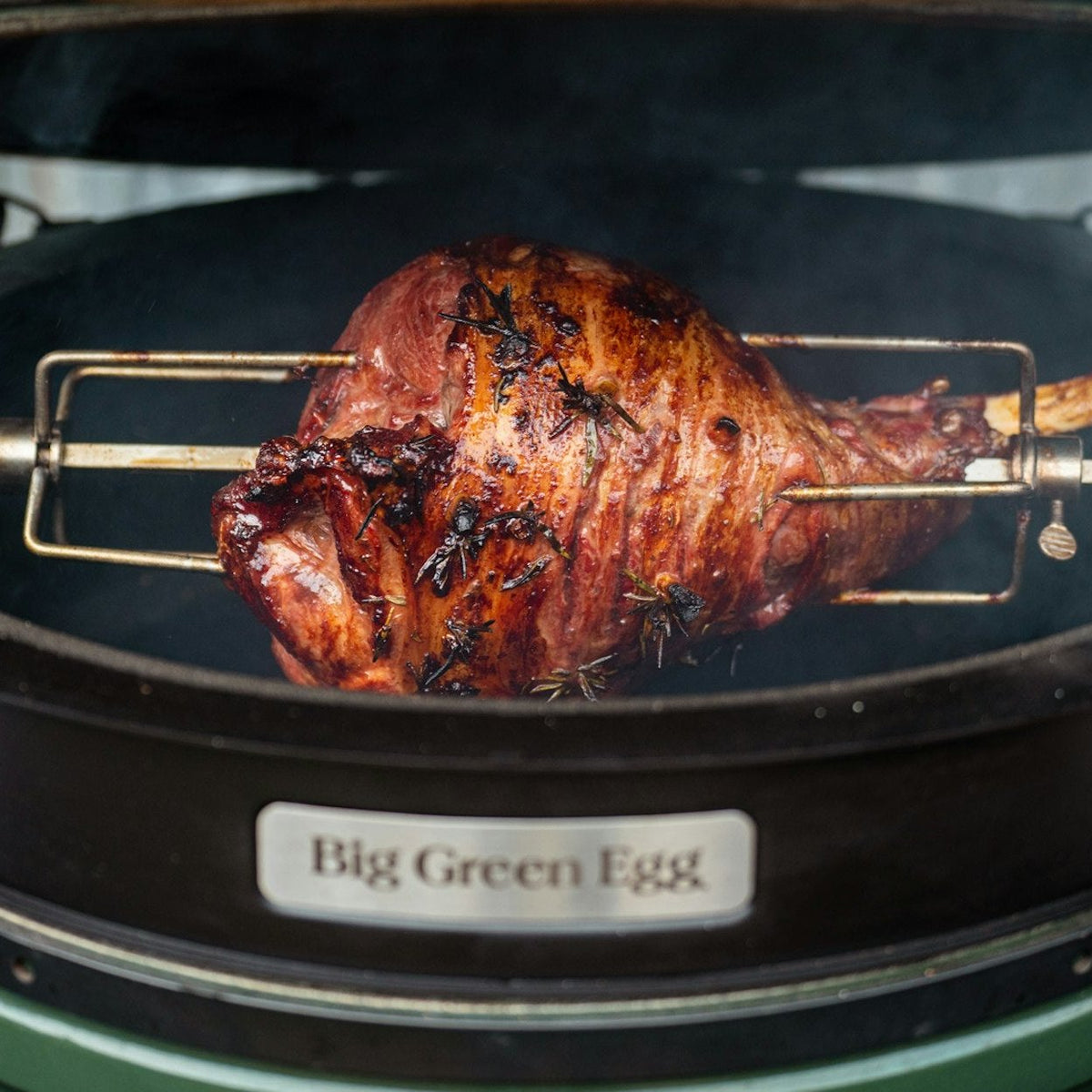 Big Green Egg Rotisserie