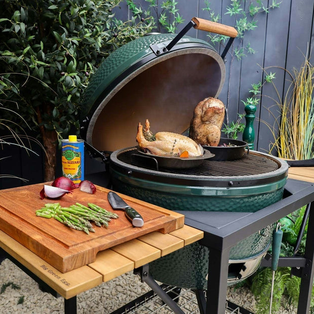 Acacia Foldable Shelf for Big Green Egg Modular Nest System