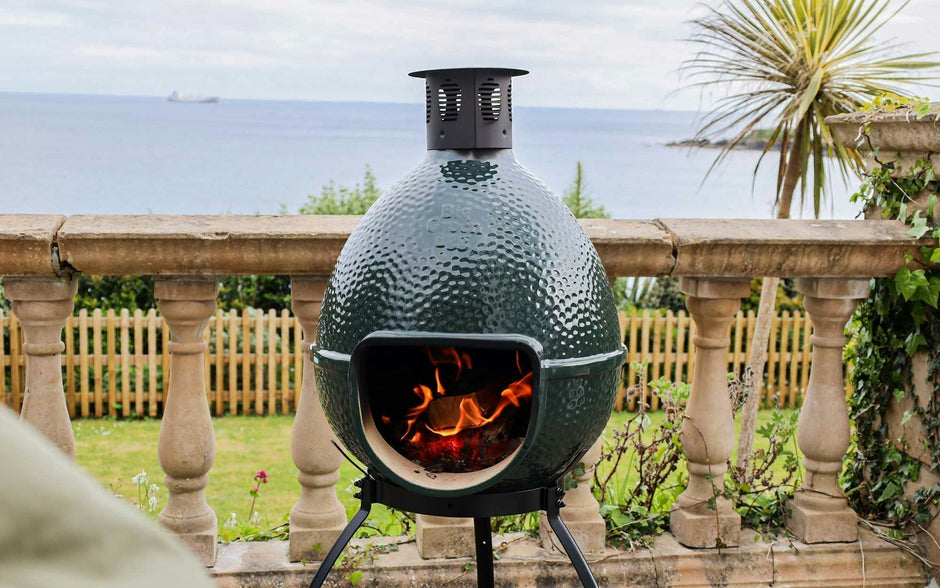 Big Green Egg Chiminea