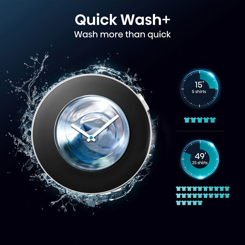 Hisense WD5S1045BB 10.5/6kg, Washer Dryer, D Rated in Black
