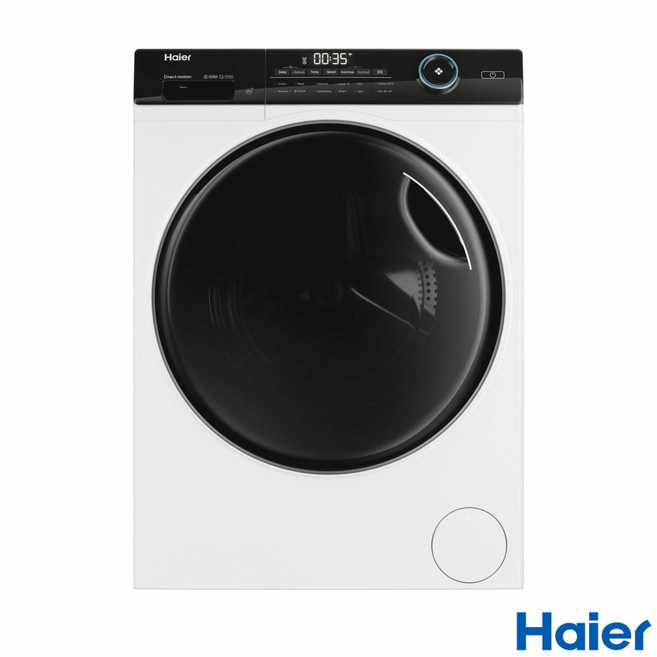 Haier I-Pro Series 5 HWD80-B14959NUUK, 8/6kg Washer Dryer, D Rated in White