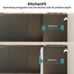 Hisense KitchenFit 5i Series WD5I1045BWQ, 10.5kg / 6kg Washer Dryer, D Rated in White