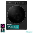 Hisense KitchenFit 5i Series WD5I1245BBR, 12kg/ 8kg Washer Dryer, D Rated in Black