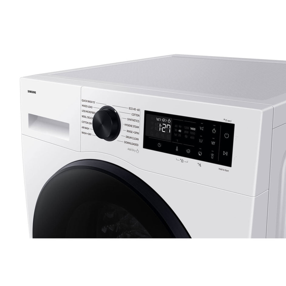 Samsung Series 5 WD90DG5B15BEEU 9/6kg Washer Dryer, D Rated in White