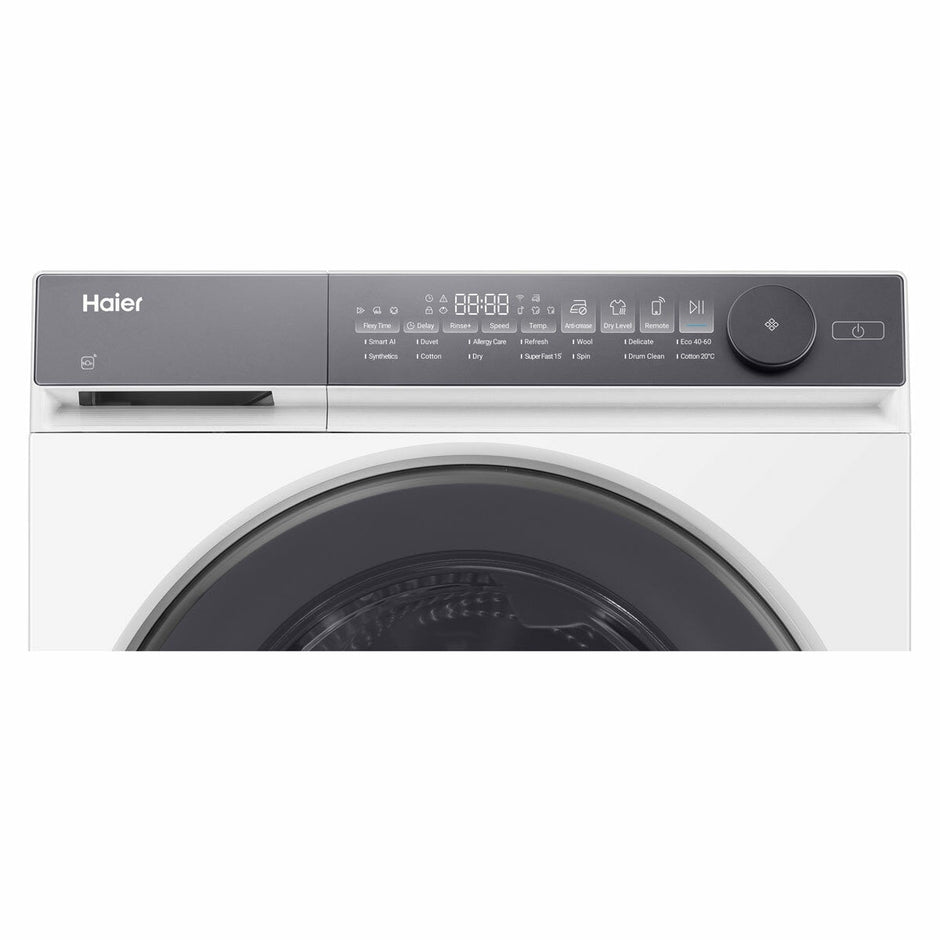 Haier I-Pro Series 5 HWD100-B14367U1, 10/6kg Washer Dryer, D Rated in White