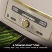 Ninja MAX Dual Zone Digital Air Fryer, 9.5L, Stone Gold DZ400UKSTGD