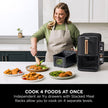 Ninja Double Stack XL Air Fryer, Vertical Dual Drawer Air Fryer with 4 cooking levels, 2 Drawers & 2 Racks
