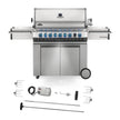 Napoleon Prestige PRO 665 Gas BBQ RSBI PRO665RSIBPSS-3-GB - Free Rotisserie and Cover