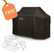 Napoleon Rogue SE 625 Propane Gas BBQ RSE625RSIBPSS-1 | Free Cover + Meat Lovers Kit
