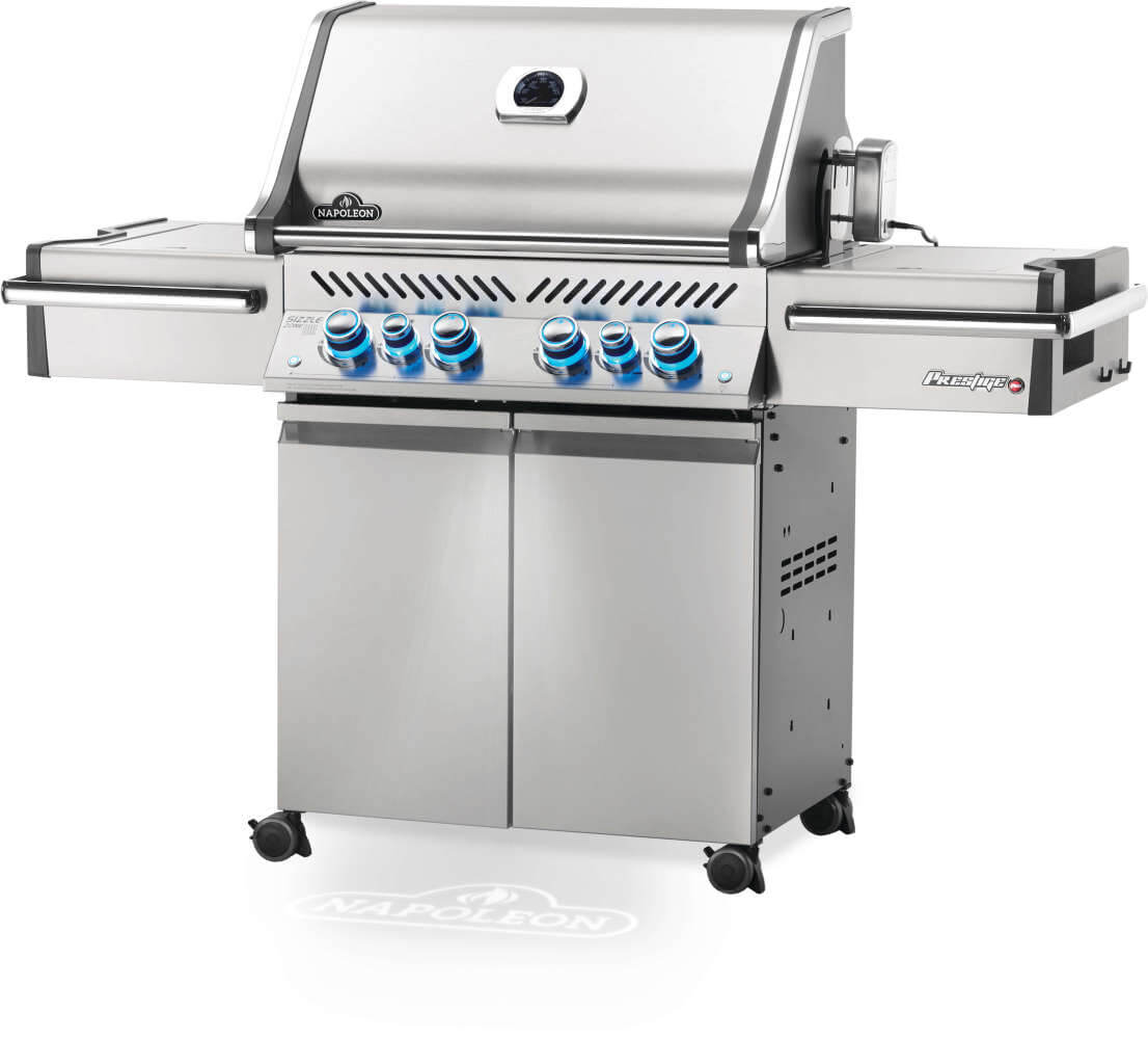 Napoleon Prestige PRO 500 Gas BBQ RSBI PRO500RSIBPSS-3-GB - Free Rotisserie