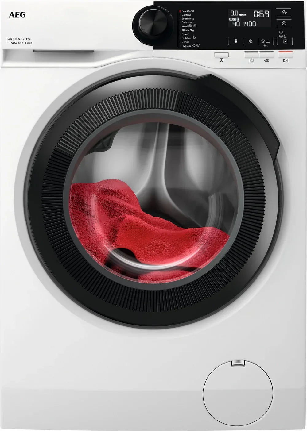 AEG LFR62844B 8kg 1400 Spin Freestanding Washing Machine White