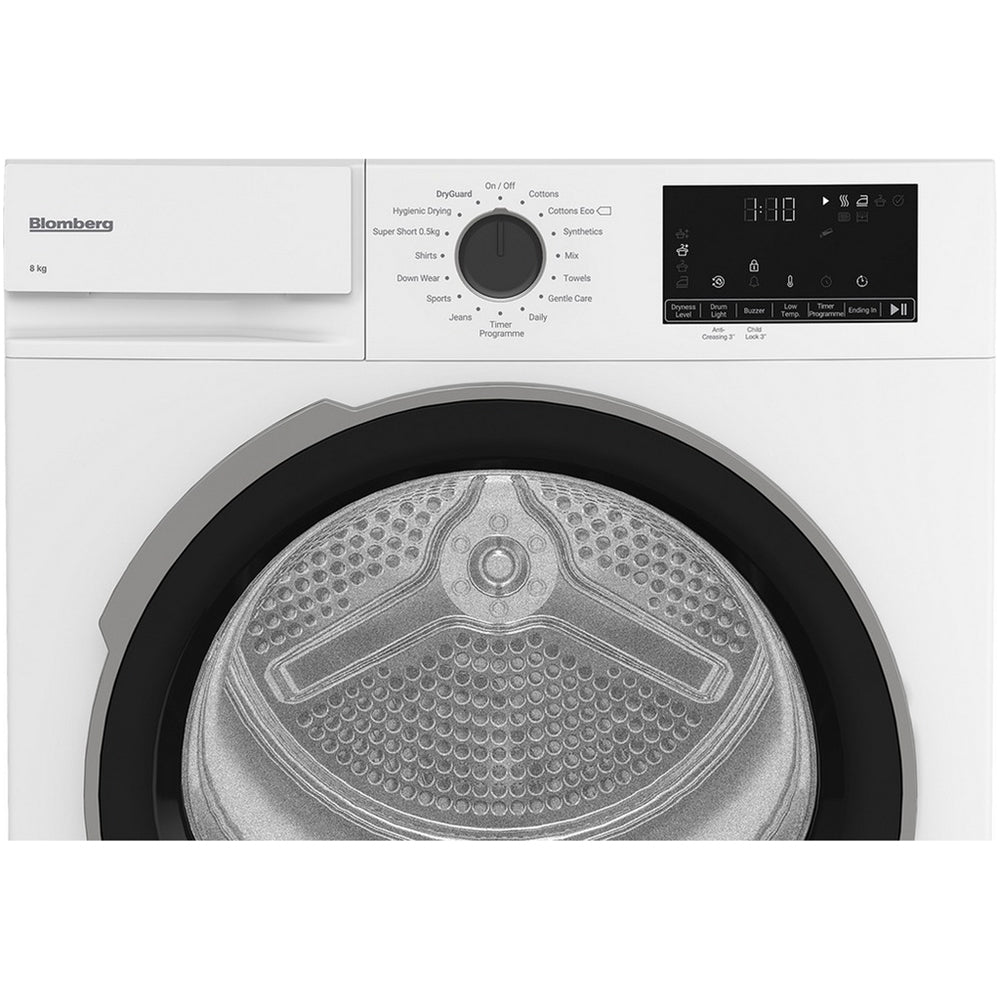 Blomberg LTA18321W 8kg Freestanding Heat Pump Tumble Dryer White