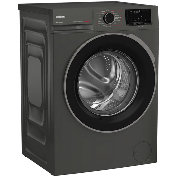 Blomberg LWA18461G 8kg 1400 Spin Washing Machine Graphite
