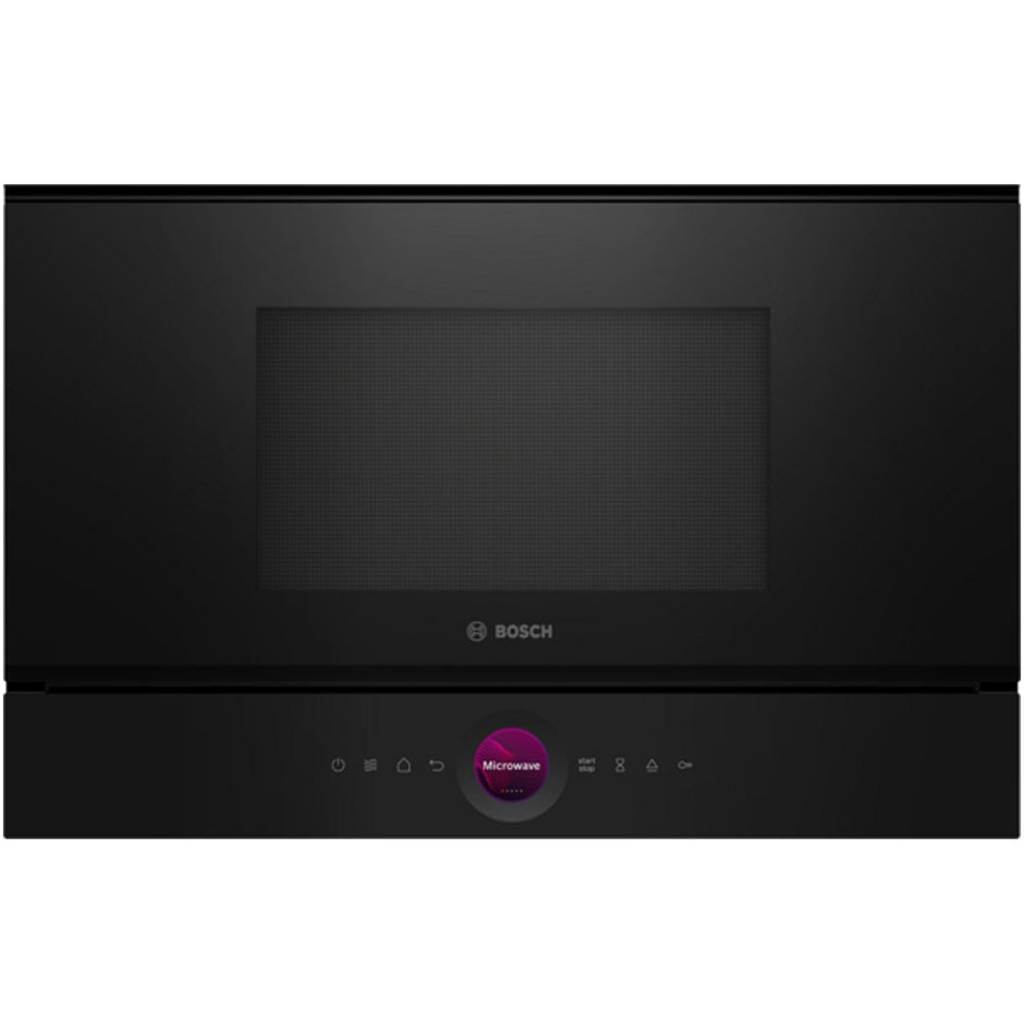 Bosch BFL7221B1B Series 8 Built In Microwave Oven Black