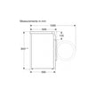 Bosch WGB256A1GB Series 8 i-DOS WiFi enabled 10 kg 1400 Spin Washing Machine White