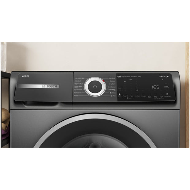 Bosch WGH254ARGB Series 6 10kg with 1400 Spin Washing Machine Graphite - A Rated