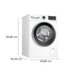 Bosch WNG25401GB Series 6 Freestanding Washer Dryer 10.5+6kg 1400 Spin White