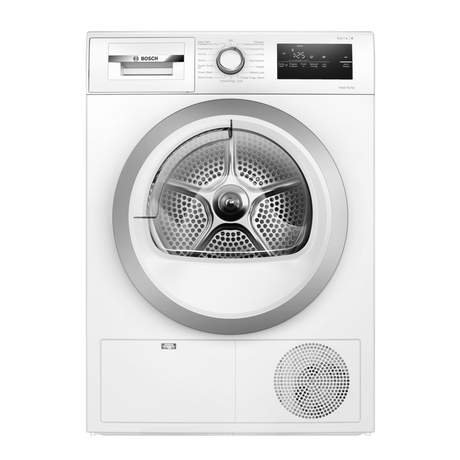 Bosch WTH85223GB Series 4 8kg Heat Pump Tumble Dryer White
