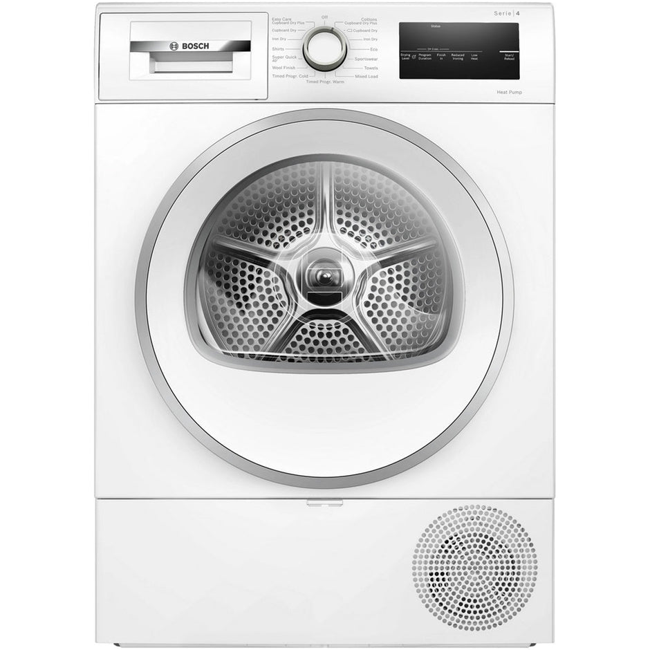 Bosch WTH85224GB Series 4 8kg Heat Pump Tumble Dryer White