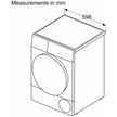 Bosch WTH85224GB Series 4 8kg Heat Pump Tumble Dryer White