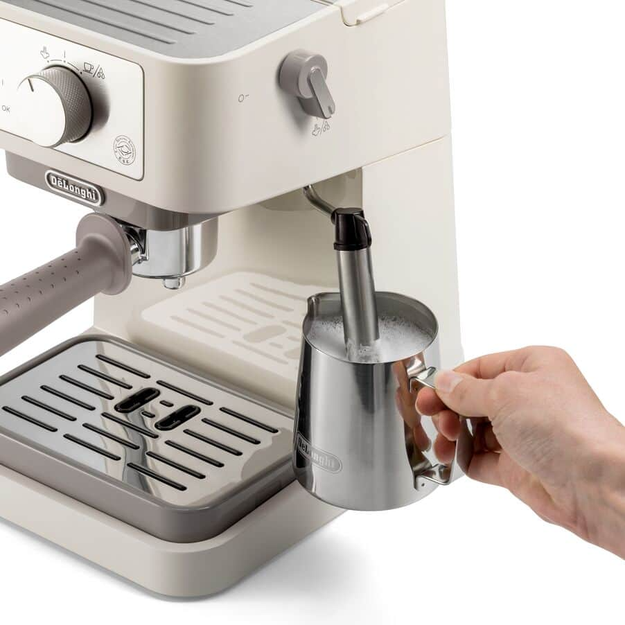 Delonghi EC260.CR Stilosa Traditional Barista Pump Manual Espresso Coffee Machine Cream