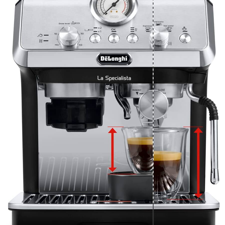 Delonghi EC9155.MB La Specialista Arte Compact Manual Bean to Cup Espresso Coffee Machine Black