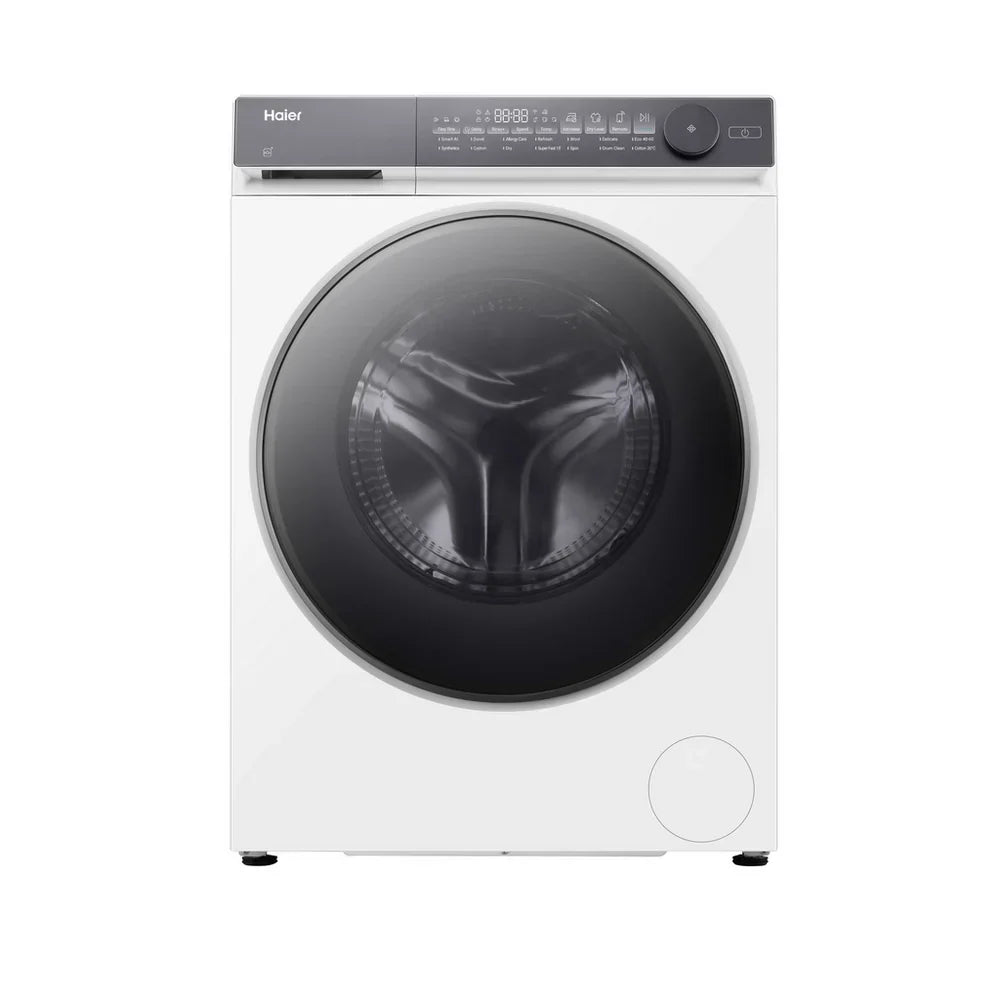 Haier HWD80BP14367TU 8+5kg 1400 Spin Freestanding Washer Dryer White - A Rated