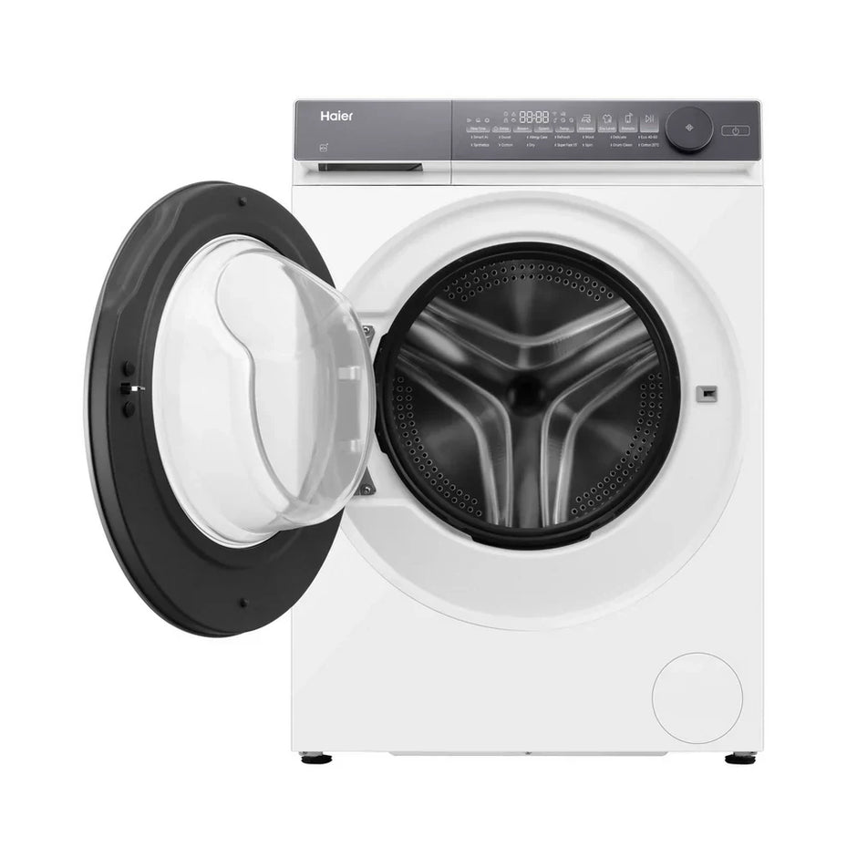 Haier HWD80BP14367TU 8+5kg 1400 Spin Freestanding Washer Dryer White - A Rated
