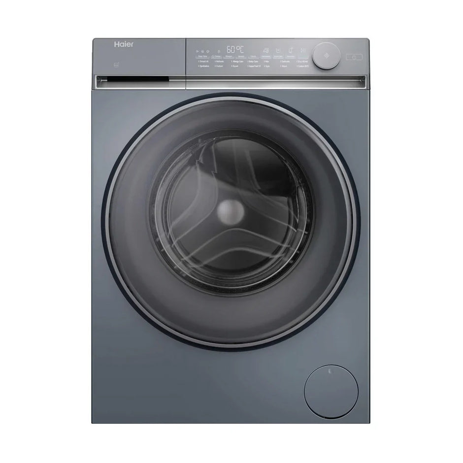 Haier X7 HW100-B14367GUUK 10kg 1400 Spin WiFi Connected Washing Machine Graphite - A Rated