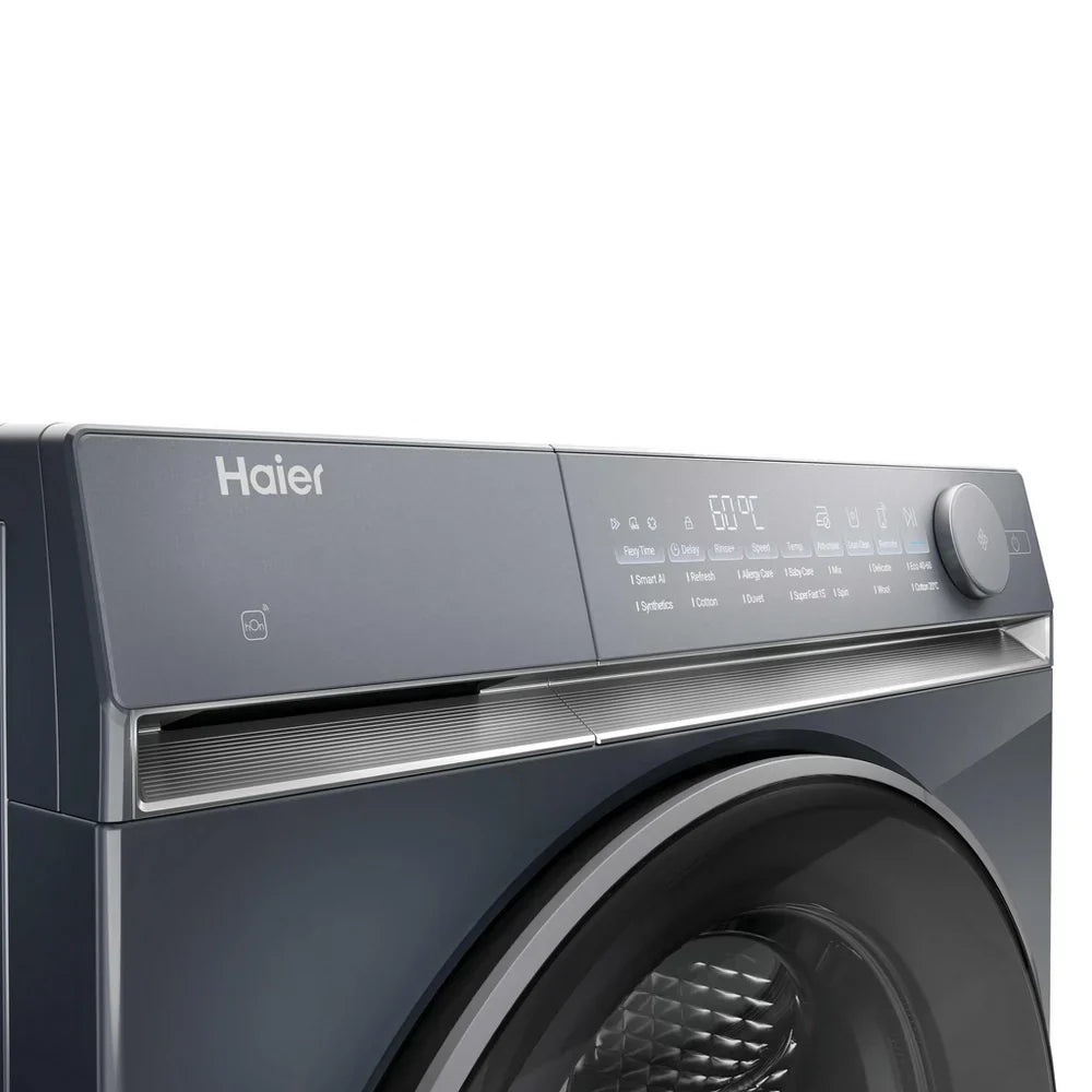 Haier X7 HW100-B14367GUUK 10kg 1400 Spin WiFi Connected Washing Machine Graphite - A Rated