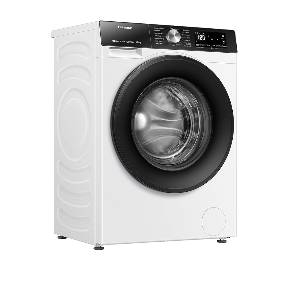 Hisense WD3S8043BW3 3S Series 8+5kg 1400 Spin WiFi-enabled Washer Dryer White
