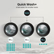 Hisense WD3S8043BW3 3S Series 8+5kg 1400 Spin WiFi-enabled Washer Dryer White