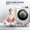 Hisense WFQA1014EVJM 3 Series 10 kg 1400 Spin Freestanding Front Load Washing Machine White