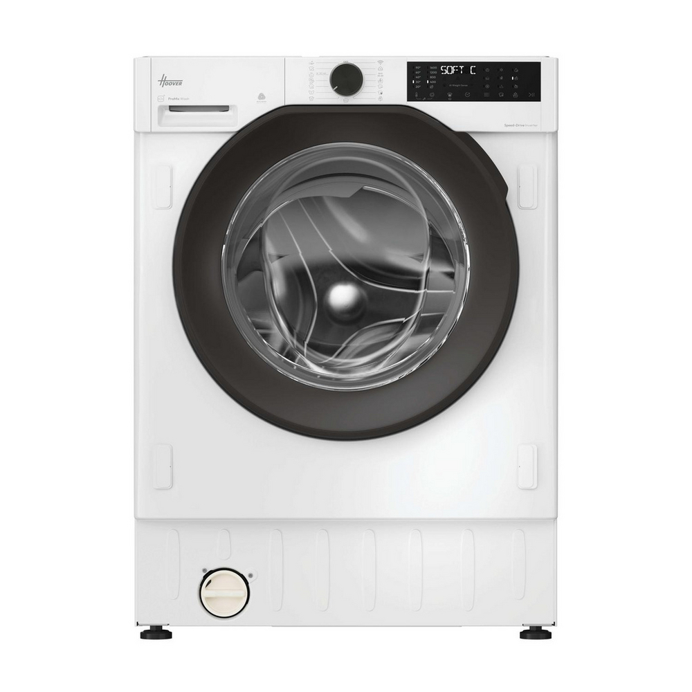 Hoover BH4S69M6DR9J-80 9kg 1600 Spin Built in Washing Machine White & Anthracite