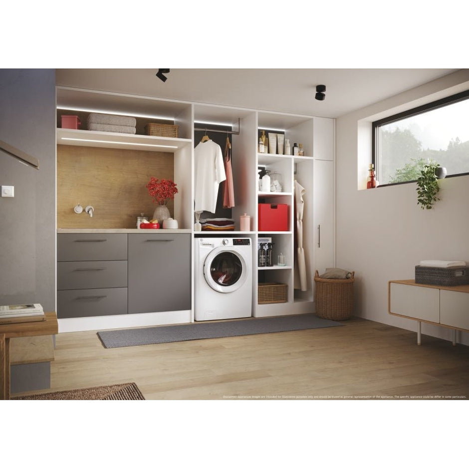 Hoover H3WPS486TAM6-80 8kg 1400 Spin Freestanding Washing Machine White A Rated