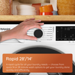 Hotpoint HBWH 93 CARE UK 9kg 1400 spin Freestanding Washing Machine White HBWH93CAREUK