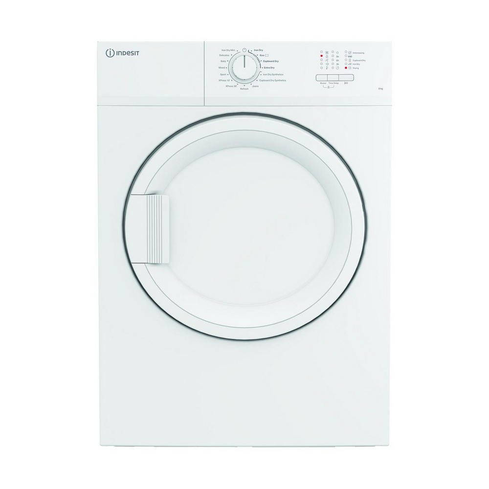 Indesit CYDA81WWGLUK Freestanding 8kg Vented Timer Dry White