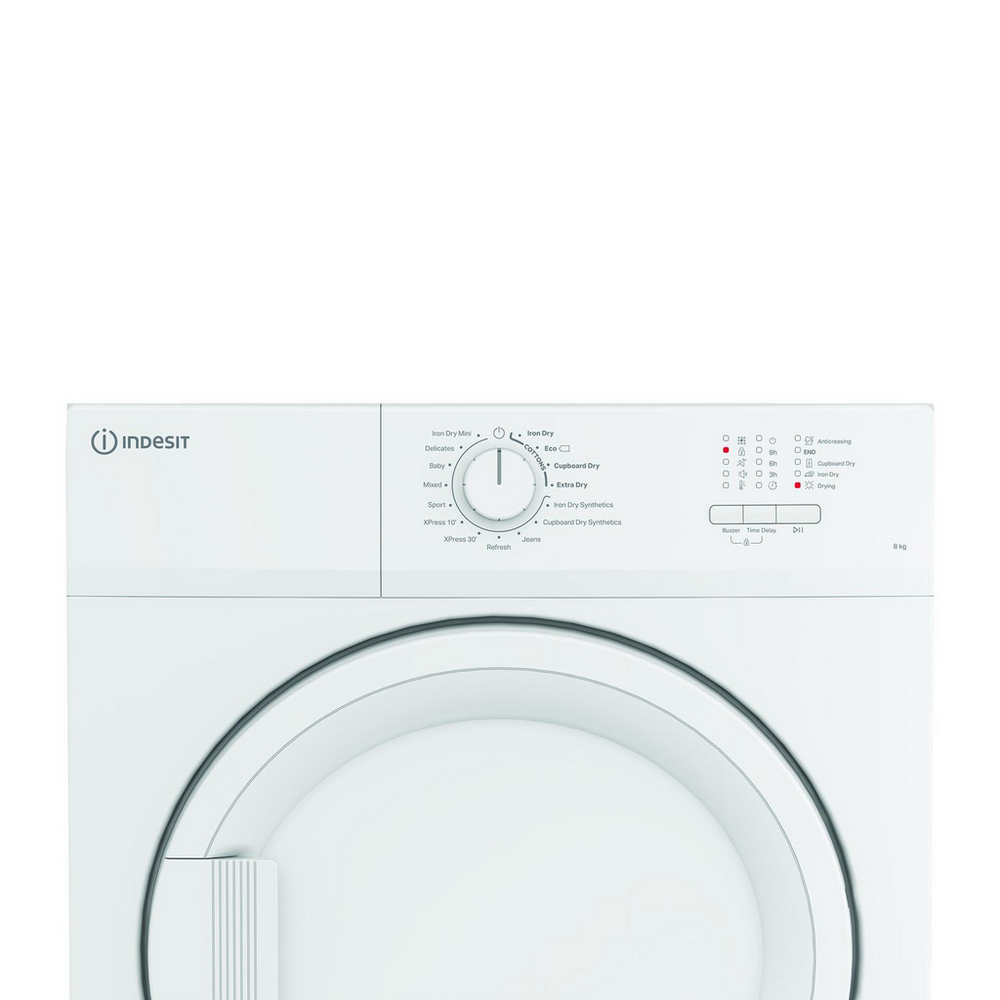 Indesit CYDA81WWGLUK Freestanding 8kg Vented Timer Dry White