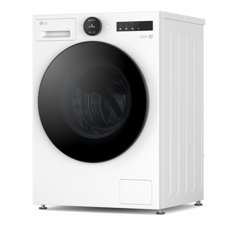 LG F4X7009TWB 9kg 1400 Spin AI Direct Drive Freestanding Washing Machine White