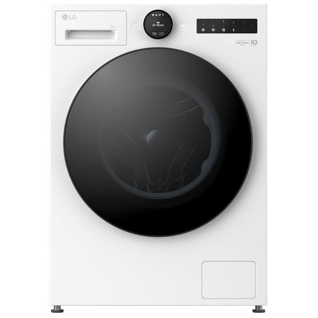 LG F4X7009TWB 9kg 1400 Spin AI Direct Drive Freestanding Washing Machine White