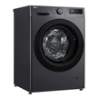 LG F4Y510GBLN1 10kg Steam 1400 Spin Freestanding Front Loading Washing Machine Slate Grey