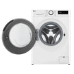 LG F4Y510WBLN1 10kg Steam 1400 Spin Freestanding Front Load Washing Machine White - A Rated