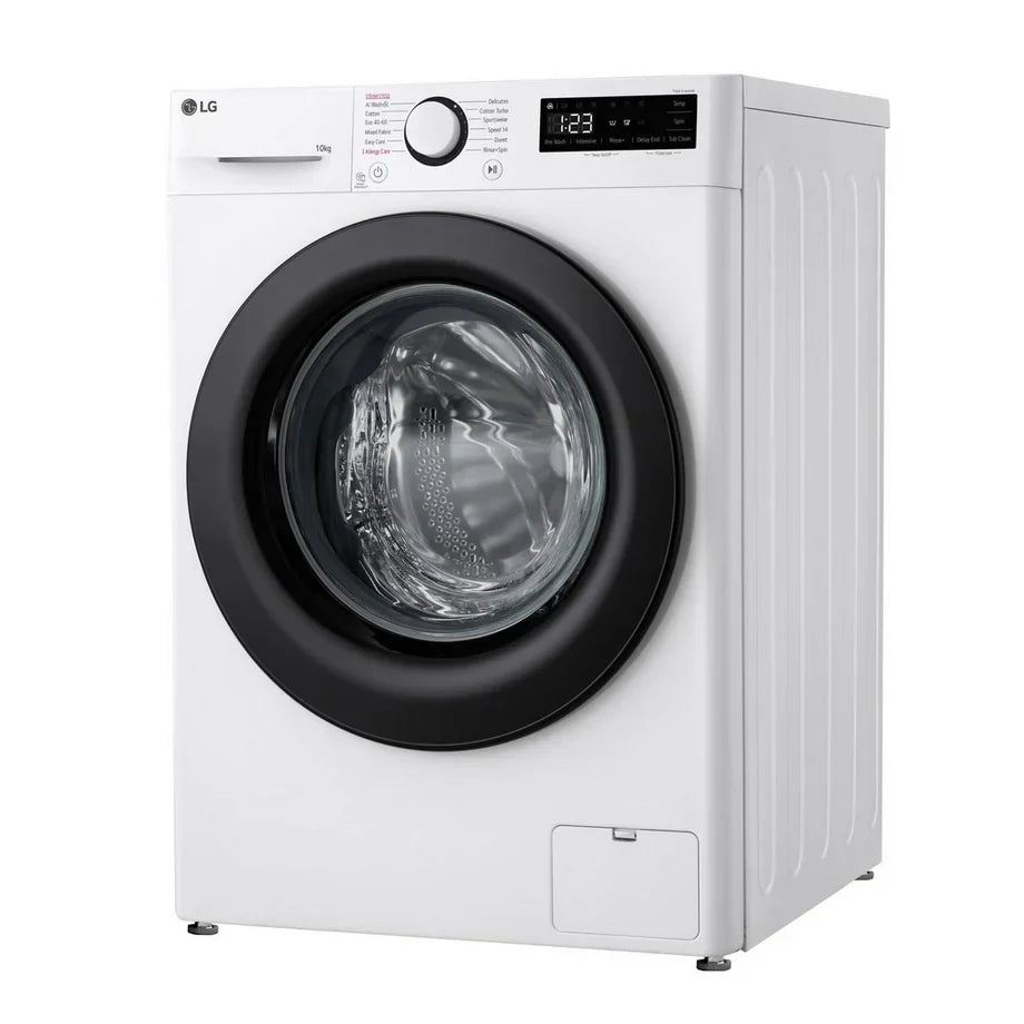LG F4Y510WBLN1 10kg Steam 1400 Spin Freestanding Front Load Washing Machine White - A Rated