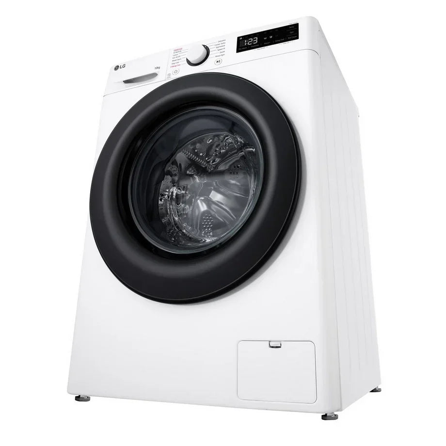 LG F4Y510WBLN1 Washing Machine Front Load 10 kg 1400 Spin White - Clearance