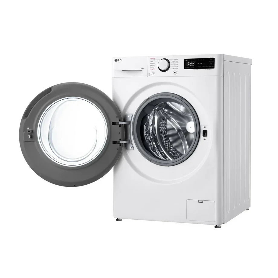 LG F4Y510WBLN1 Washing Machine Front Load 10 kg 1400 Spin White - Clearance