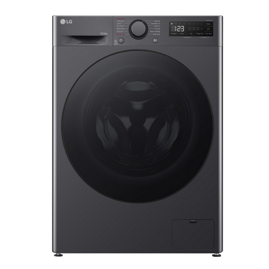 LG FWY706GBTN1 10+6 kg 1400 Spin Freestanding Washer Dryer Slate Grey