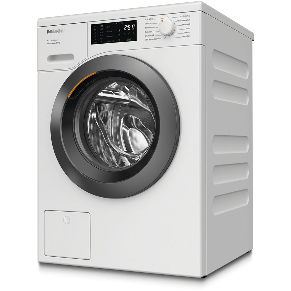 Miele WEB365 WCS PowerWash 8kg 1400 Spin Freestanding Washing Machine Lotus White